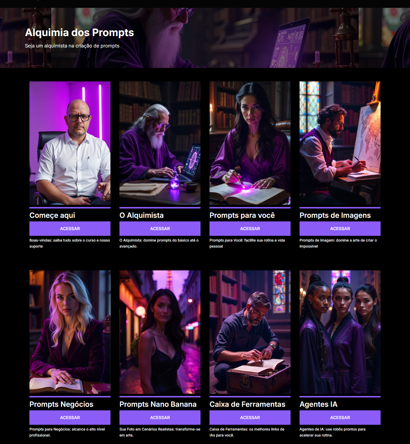 Plataforma Alquimia dos Prompts